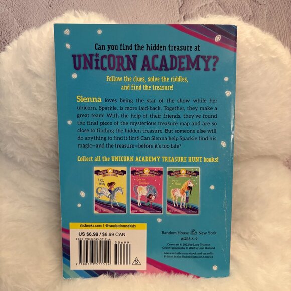 5 for $15 📕Unicorn Academy Treasure Hunt 4 Sienna and Sparkle Book (SKU: 145MI) - Picture 2 of 3